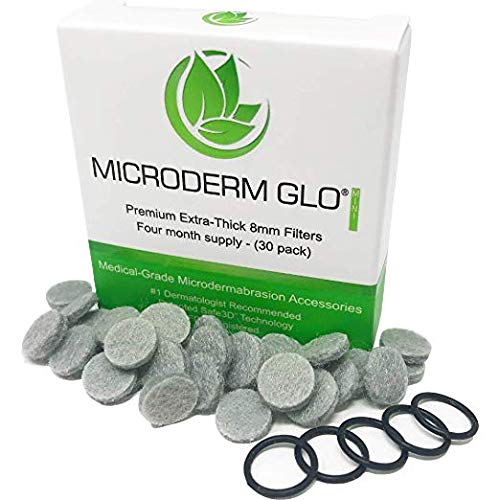 Microderm GLO Mini 8mm Replacement Filters (30 Pack)