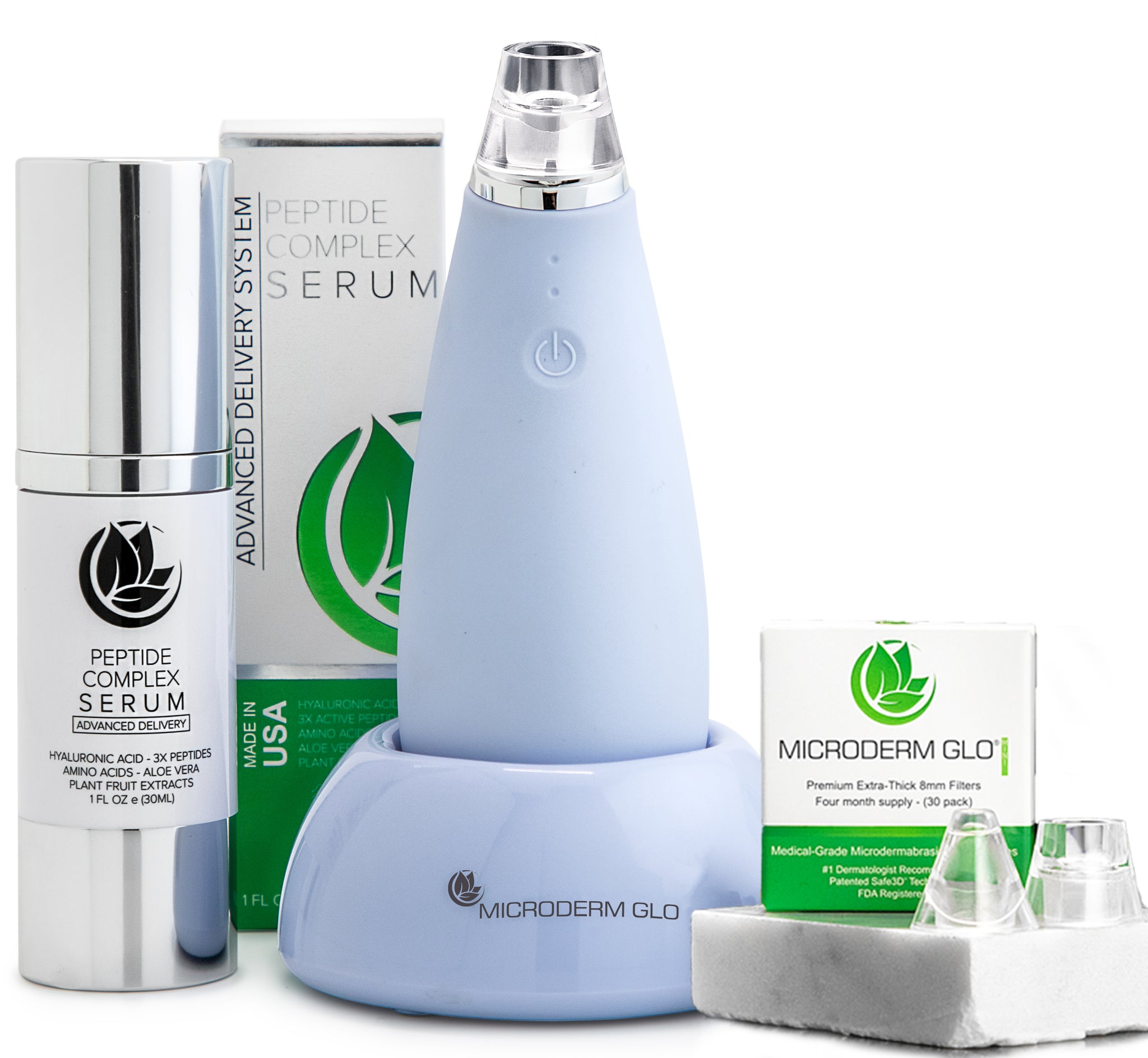 Microderm GLO MINI top Premium Skincare Bundle