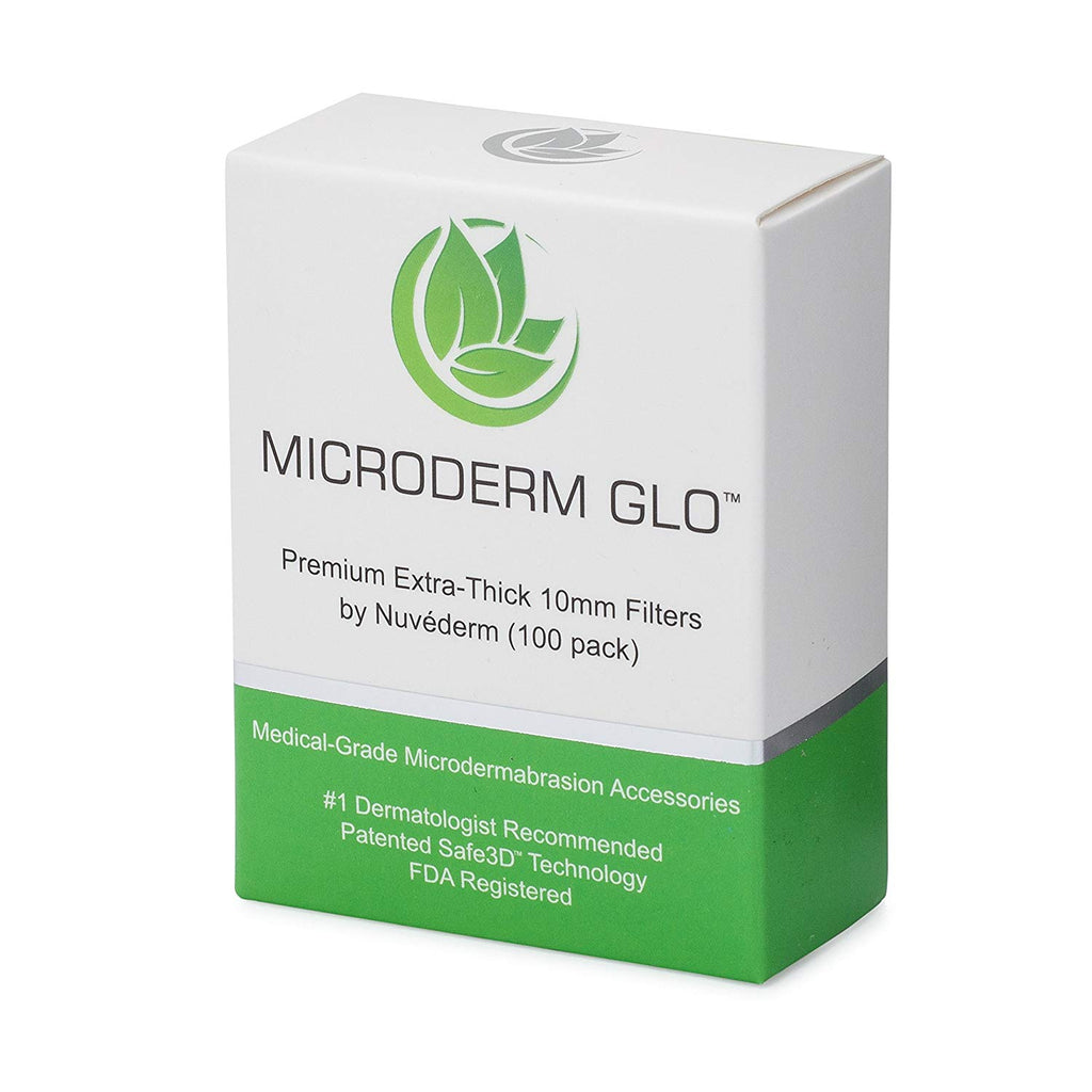 Microderm GLO 10mm Replacement Filters (100 Pack)
