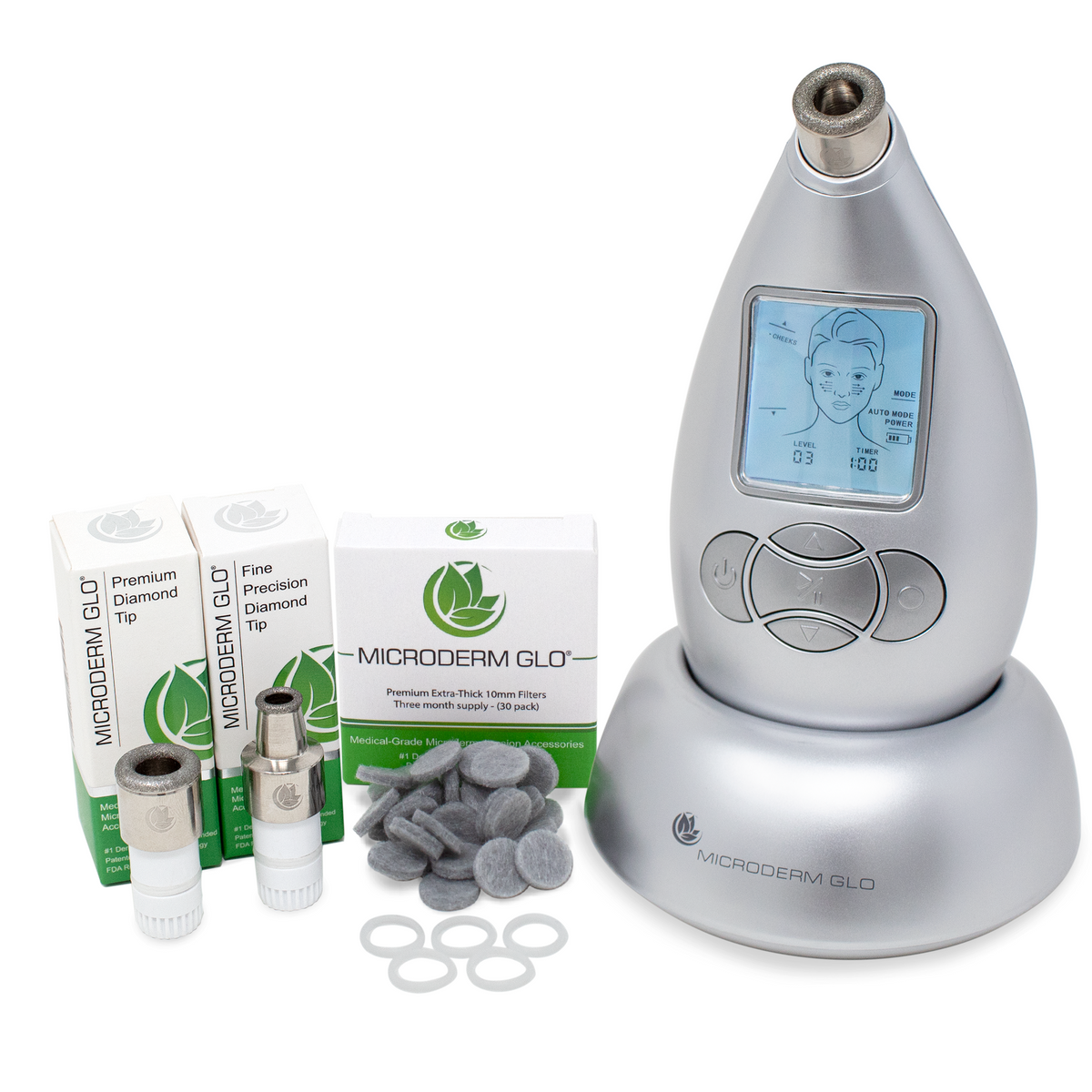 Micoder Locion Microderm GLO Complete Skincare Microdermabrasion Bundle – Microderm GLO®